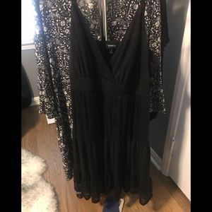 Torrid Black Lace Dress